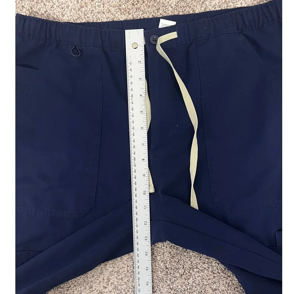 Figs Mens L Career Medical RN Minimalist FIONx Technical Cairo Cargo Scrub Pants
